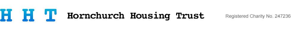 Hornchurch Housing Trust Logo - Reg. Charity No. 247236